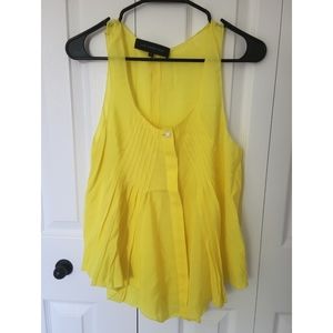 Alexander Wang Yellow Blouse Size 0